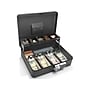 Honeywell Cash Box, 9 Compartments, Black  (6213DG)~#|#~44E810C9-677D-4767-BEB22803043A83EA_sc7