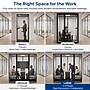 Uncaged Ergonomics Modular Acoustic Office Pod with Ventilation, Lighting and Power, Large, White (POD-L-White)~#|#~44ECE87D-B921-4F65-AEB34D0C7E4C8549_sc7