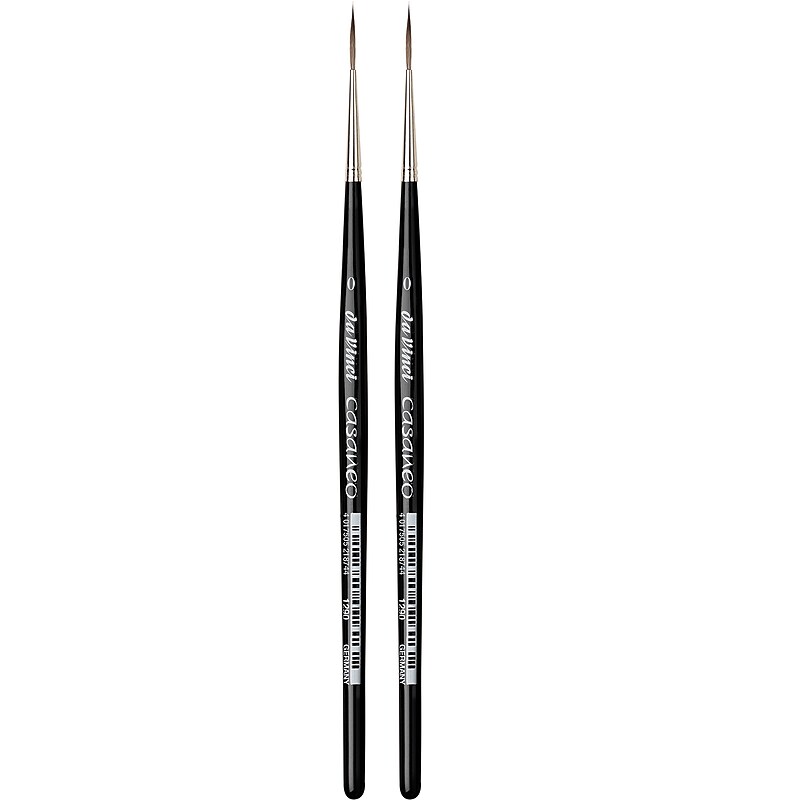 da Vinci CASANEO Watercolor & Acrylic Synthetic Rigger, 2 /Pack (DVXVA12900-2) image 1