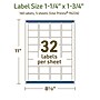 Avery Dissolvable Rectangle Multipurpose Labels, 1.25" x 1.75", Off-white, 160/Pack (94226)~#|#~44F41B8A-580C-455E-9A16FDC5C9BBC671_sc7