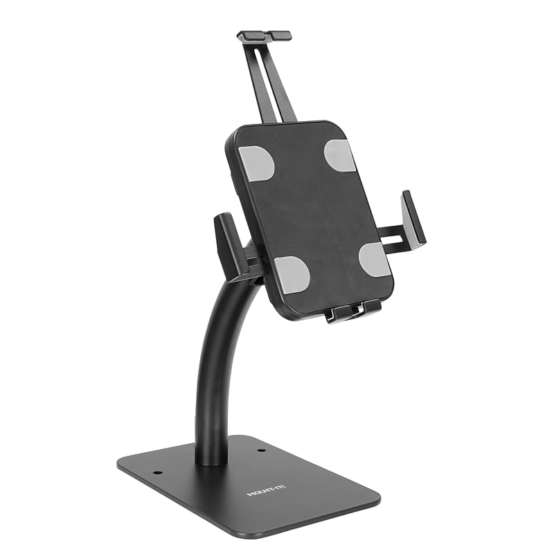 Mount-It! Adjustable Anti-Theft Tablet Countertop Kiosk Stand for 7.9"–11" Tablets, Black (MI-3871B) image 1