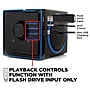 Gogroove SonaVERSE BX Portable Stereo Speaker System, Black (GGSVBX0110BKWS)~#|#~44F788B6-A615-4A61-B3715E17DF9085EB_sc7