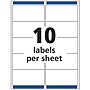Avery Easy Peel Inkjet Shipping Labels, 2" x 4", Clear, 250 Labels/Pack (8663)~#|#~44F9A66A-E99B-4BDF-B4A158CD72BFDA84_sc7