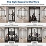 Uncaged Ergonomics Modular Acoustic Office Pod with Ventilation, Lighting and Power, Small, White (POD-S-White)~#|#~44FC2239-D73B-4901-A1CA7A07FD2AE449_sc7