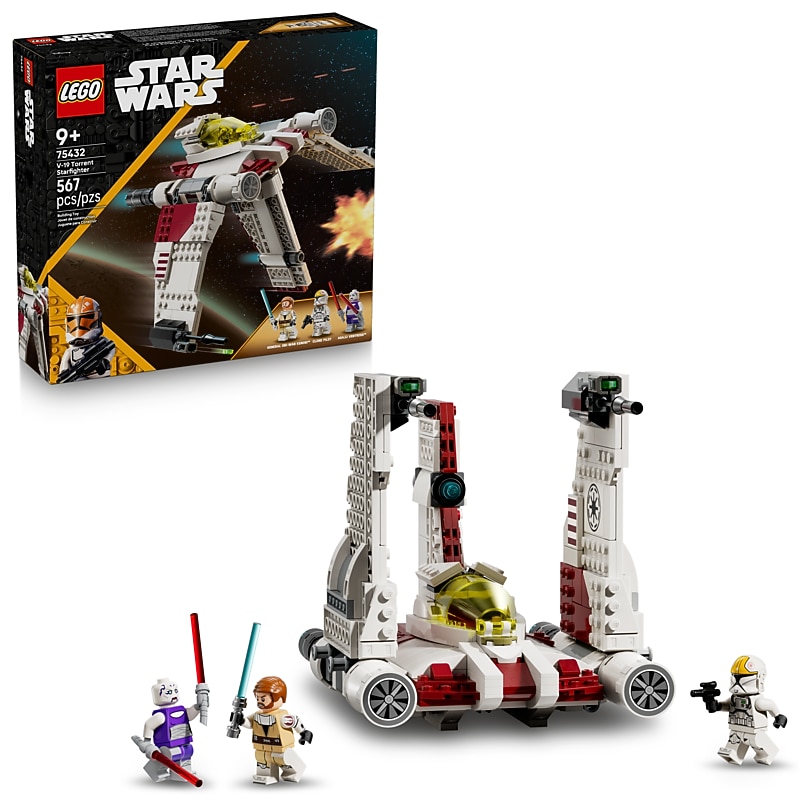 LEGO Star Wars: The Clone Wars V-19 Torrent Starfighter Set, 567 Pieces (75432) image 1