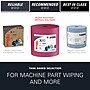 WypAll PowerClean X80 Cloth Cleaning Wipers, 16.8" x 12.5", Red, 455 Sheets/Roll (41055)~#|#~44FEAAF5-4425-4AA9-BE072CF57576AD33_sc7