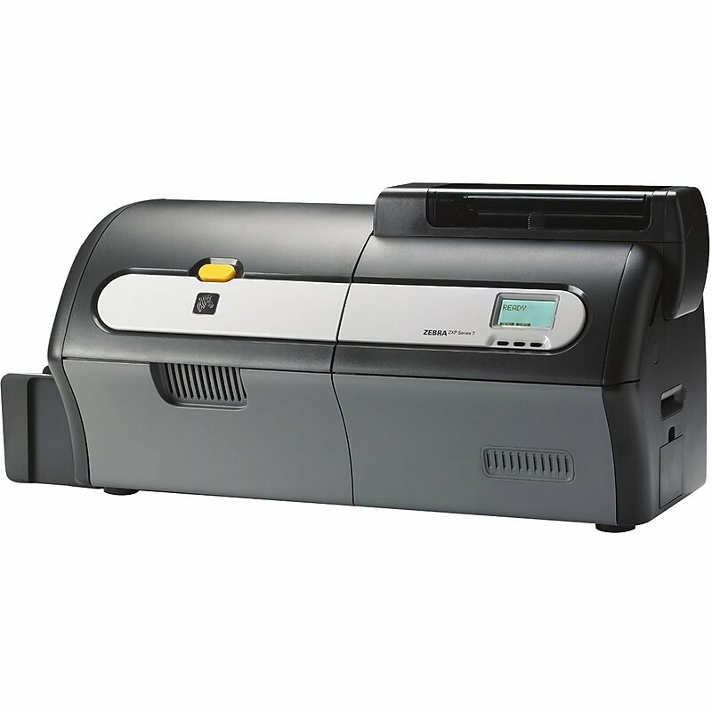 Zebra ZXP7 Dual-Sided ID Card Printer, Gray (Z74-000C0000US00) image 1