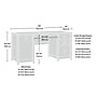 Sauder Cannery Bridge 60"W Computer Desk, Sindoori Mango (429510)~#|#~45041685-7034-4CA6-977668A3A650F40D_sc7
