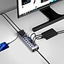 4XEM 10-Port USB 3.0 Hub with Gigabit Ethernet, Gray (4XHBC006)~#|#~4504ACDA-926E-45BB-9597DA76EF79AEB6_sc7