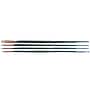Silver Brush Natural Hog Bristle, Bright Brushes, 4/Pack (SLVGP1072)~#|#~4506BE4A-FF8C-4415-937E3C5C293DC74D_sc7