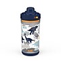 Zak! Beacon Dinosaur Stainless Steel Double Wall Insulated Water Bottle, 16 oz., Blue/Orange (001-000-028)~#|#~450EE773-4B7B-4937-8D8274532923CDEE_sc7