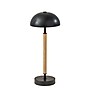 Adesso Ronny LED Cordless Table Lamp, 14.6"H, Black/Natural Wood (3064-12)~#|#~45111BA1-F37F-439E-8C88959CDD10CCE5_sc7