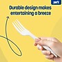 Perk™ Polystyrene Assorted Cutlery, Medium-Weight, White, 300/Pack (PK56406)~#|#~4514E137-3410-4DB5-A1776CEF70F96F0F_sc7