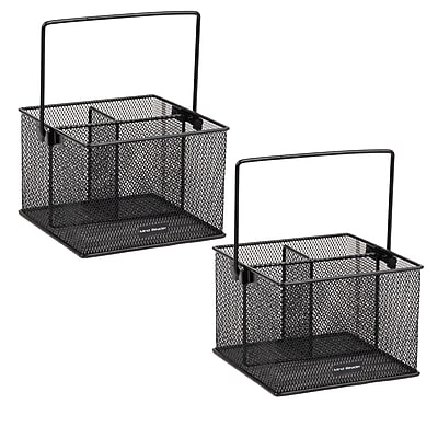 Mind Reader Metal Caddy Countertop Utensil Organizer - Thumbnail 4