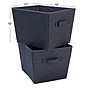 Household Essentials Medium Folding Fabric Storage Bin, 10" x 14"x 12", 29.09 Qt., Blue, 2/Pack (HE1069)~#|#~451993F3-CFF8-41F3-929855A9E7460649_sc7