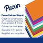Pacon Railroad Paper Poster Board, 22" x 28", Orange Red, 25/Carton (P5475-1)~#|#~451C2A38-6CE1-47B7-900272C544AEE7DB_sc7