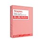 Staples Pastel 30% Recycled Color Copy Paper, 20 lbs., 8.5" x 11", Salmon, 500/Ream (14783)~#|#~451CA3E0-BF85-4D77-BA99A313AF555789_sc7