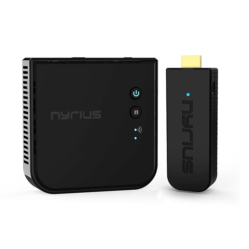 Nyrius ARIES Pro Wireless HDMI Transmitter & Receiver to Stream HD 1080p 3D Video From Laptop to HDTV/Projector image 1