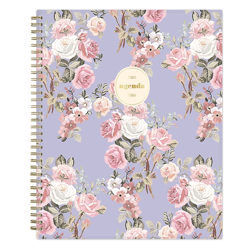 2025-2026 Blue Sky Sincerely Jules Scarletta 8.5" x 11" Academic Weekly & Monthly Planner, Plastic Cover, Multicolored image 1