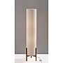 Adesso Sonora 50.5"H Walnut Floor Lamp with Off-White Pleated Shade (3011-15)~#|#~451F48E5-FF8A-4392-88A0406BBDAF808B_sc7