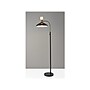 Adesso Patrick 61" Matte Black/Antique Brass Floor Lamp with Cone Shade (3759-01)~#|#~451F6D80-E871-4C3A-A111C3720A9B93E1_sc7