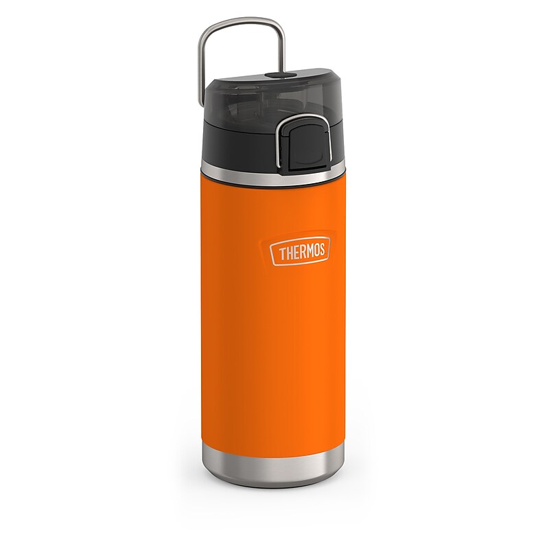 Thermos Icon Stainless Steel Vacuum Insulated Water Bottle, 18 oz., Orange (EAIS2502OR4) image 1