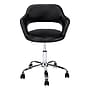 Monarch Specialties Inc. Armless Faux Leather Swivel Computer and Desk Chair, Black (I 7298)~#|#~45211863-201A-4AB4-99ACC1C32EF76C01_sc7