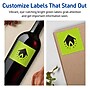 Avery Square Multipurpose Labels, 2.75" x 2.75", Bright Green, 240/Pack (94109)~#|#~452201C6-CFBF-43B6-85E8DB3285BFFD9C_sc7