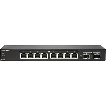 Sonicwall 8-Port Gigabit Ethernet PoE Managed Switch 20Gbps, Black (02-SSC-8368)