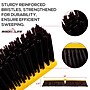 BISON LIFE Outdoor 24" Polypropylene Bristle Push Broom, Yellow/Black (BPHD-EXHPB-BKY-24-1)~#|#~4525C862-FB95-41A4-AD6949427B190CA5_sc7