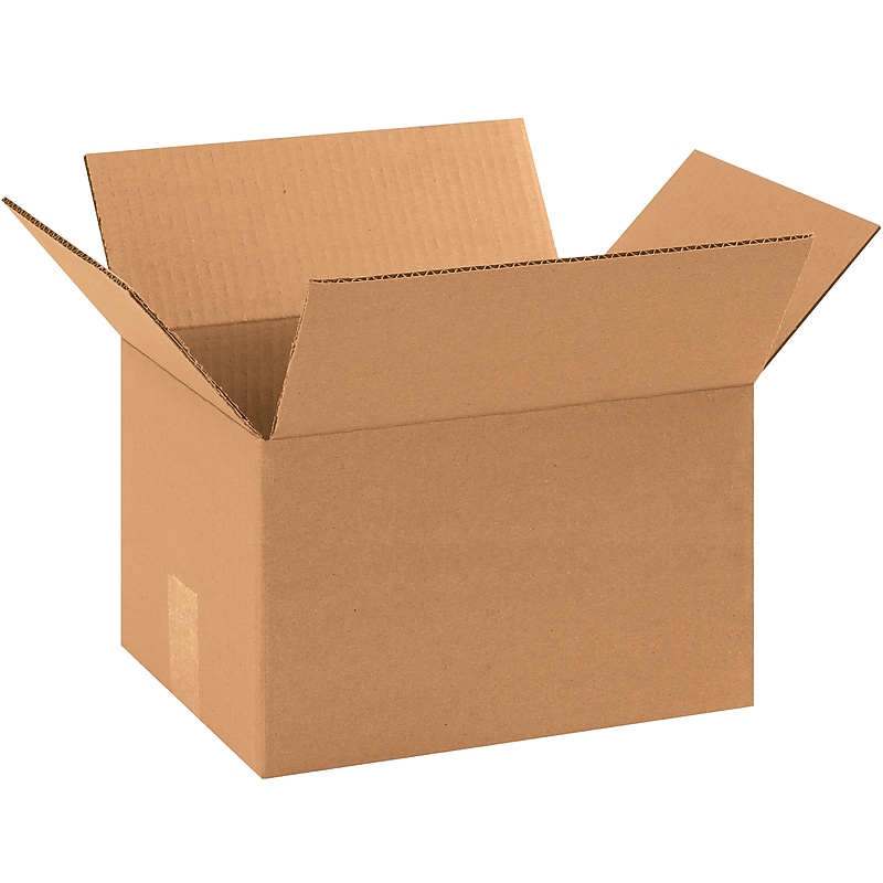 11.25" x 8.75" x 8" Shipping Boxes, 32 ECT, Kraft, 25/Bundle (BS110808SC) image 1
