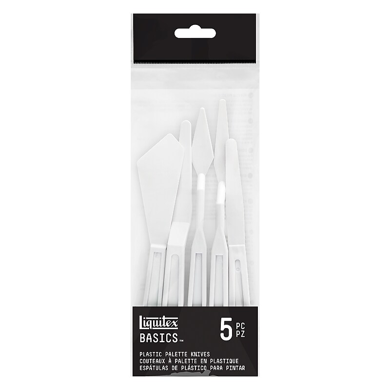 Liquitex BASICS Plastic Palette Knives, Multicolored (LIQ3699371) image 1