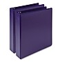 Samsill Earth's Choice 1 1/2" 3-Ring View Binders, Purple, 2/Pack (SAMMP286508)~#|#~4528C487-8681-4488-868E9DBB4BDD7E84_sc7