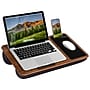 LapGear Home Office 21.1" x 12" x 2.6" Lap Desk, Espresso Woodgrain (91575)~#|#~452B7EF4-B15F-4604-B339CA579C40A2E0_sc7