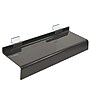 Azar Displays Deluxe Acrylic Shoe Shelf for Slatwall, 10"W x 1.25"H x 4"D, Smoke Grey, 10-Pack (556002-SMK-10PK)~#|#~452CD1AD-6BA0-4D5F-818B8588277DFEBE_sc7