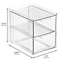 mDesign Plastic Organizer, Clear (25721RW) ~#|#~4534F68A-8971-4D66-87C3F626CE4C97EC_sc7