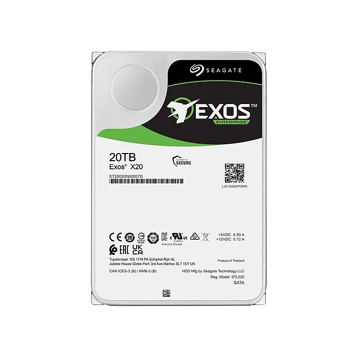 Seagate 20TB SATA 内蔵ハードディスク 3.5 (整備済み品) Amazon | Seagate Exos X20 SATA 512e 3.5インチ 20TB 内蔵