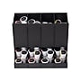 Mind Reader Plastic 4-Compartment Single Serve Coffee Pod Dispenser, 120 Pod Capacity, Black (CPODBK-BLK)~#|#~453D6B85-8E8C-487F-B8881D210542DA43_sc7