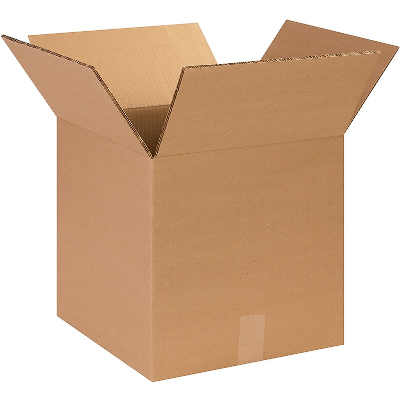 14" x 14" x 14" Heavy Duty Shipping Boxes, 48 ECT, 15/Pack (BS141414HDDW) image 1