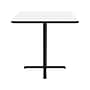 Correll Square-Shaped Dry-Erase Markerboard Cafe Table, 36" x 36", Frosty White/Black (BXB36DES-80)~#|#~453E7AA6-A48F-4848-94B4E370EC7B3D65_sc7