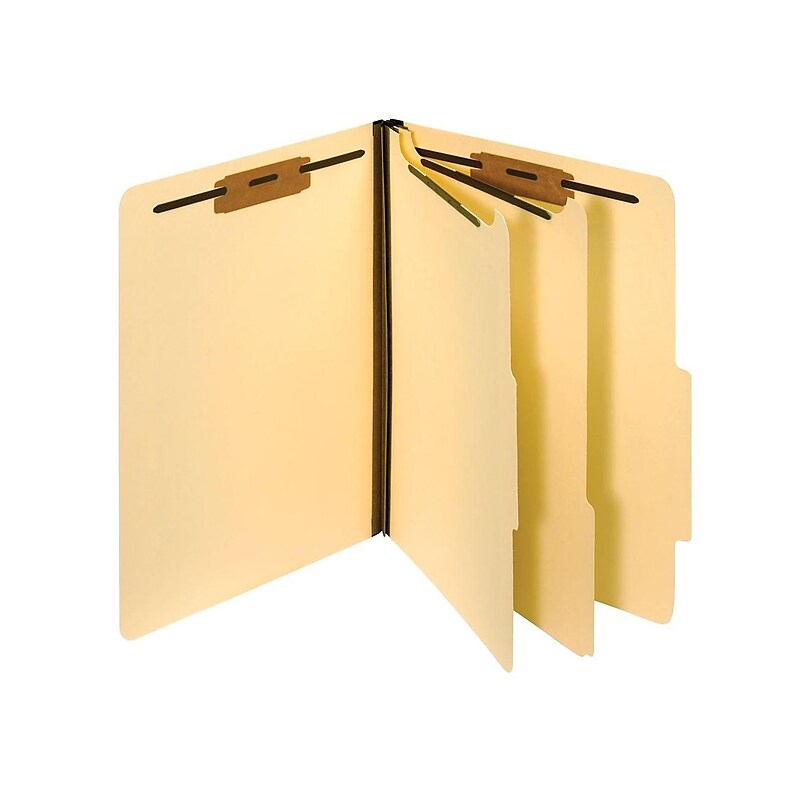Pendaflex Classification Folder, 2-Dividers, 2 1/2" Expansion, Letter Size, Manila, 10/Box (24000P) image 1
