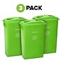 Alpine Polypropylene Can with Bottle Recycling Lid, 23-Gallon, Lime Green, 3/Pack (4778-3-LGRN-3)~#|#~45450D2B-6CE9-4316-AFDE2CCB9762CF8A_sc7