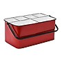 Storied Home Decorative Storage 10.71 Quart Storage Container, Metal, Red (EC1272)~#|#~4545D29C-C22F-4E24-AE91FC21E8D79E25_sc7