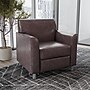 Flash Furniture Hercules Diplomat LeatherSoft Reception Chair, Brown/Chrome Legs (BT8271BNCHR)~#|#~454C76E2-BF6A-47C1-9307F14E9F83F9B6_sc7