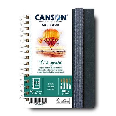 CANSON C à Grain Zeichenpapier – 2 Hüllen, 12 Blatt, 24x32 Cm, 224 G/m²
