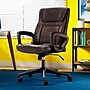 Serta Hannah I Ergonomic Bonded Leather Swivel Executive Chair, Biscuit (43670G)~#|#~455008B3-01F5-4DF6-BB4B64CEC19FC649_sc7