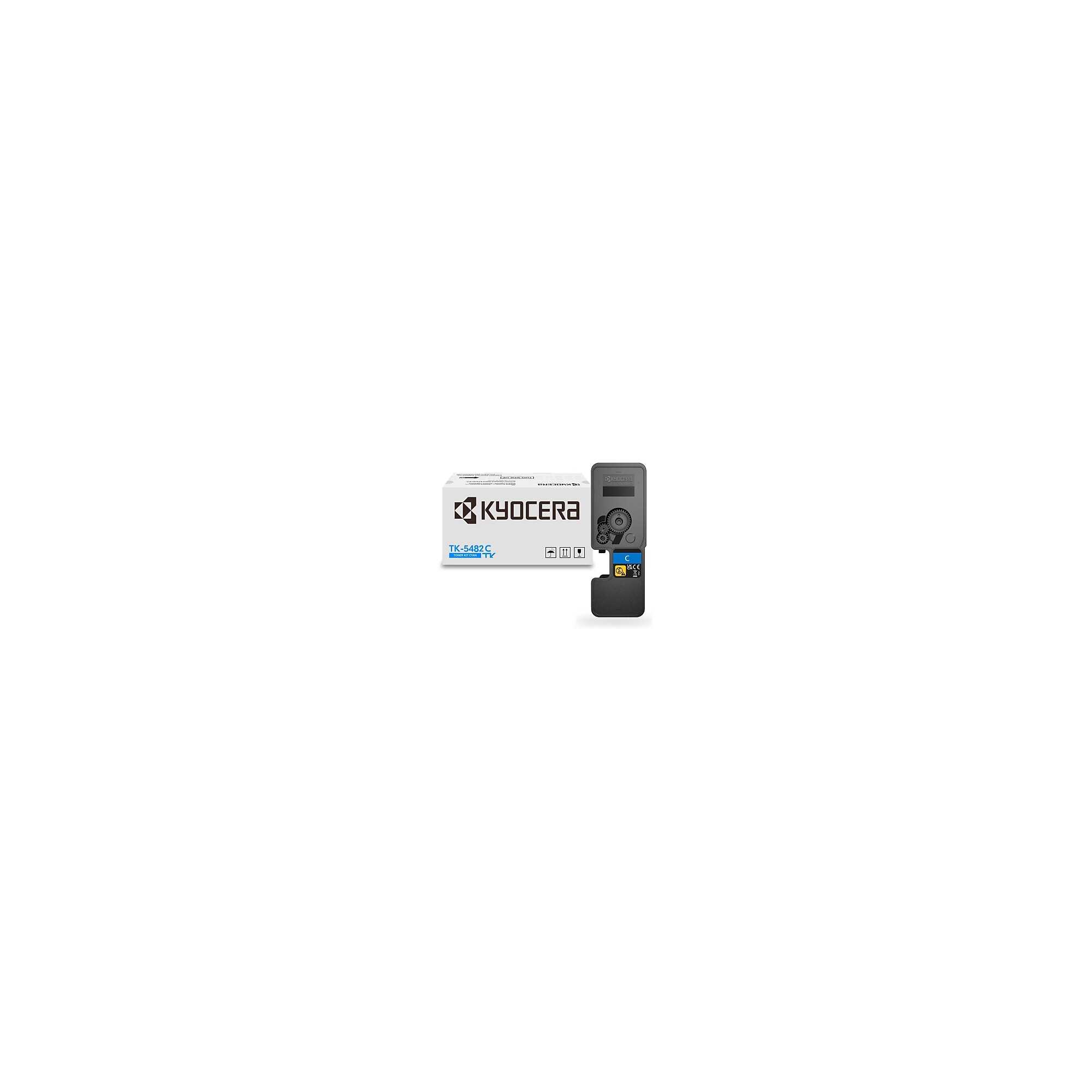 Kyocera TK-5482C Cyan Standard Yield Toner Cartridge, Prints up to 1,250 Pages (KYOTK5482C) Sansujyuku sansujyuku.com