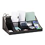 Mind Reader 11 Compartment Metal Coffee Cup and Condiment Organizer, Black (COMORGMESH-BLK)~#|#~455D46B9-32EE-4EF2-9CFB8C8287FA9511_sc7