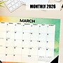 2026 Willow Creek Rainbow Gradient 17" x 12" Monthly Desk Pad Calendar (57155)~#|#~455DEF20-5783-4F1C-A88BA587D8AC6126_sc7