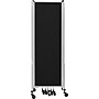National Public Seating Robo Series 7-Panel Folding Mobile Room Divider, 72"H x 164"W, Black Fabric (RDG6-7PT10)~#|#~455EBDD2-720E-4C68-B9F9C669CB4CC4BE_sc7